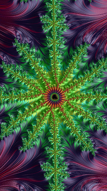 Trippy Psychedelic Fractal, Abstract, fractal HD phone wallpaper
