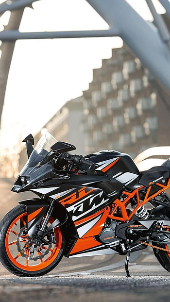 Ktm Rc 200, Beautiful Background, beautiful, background HD phone wallpaper