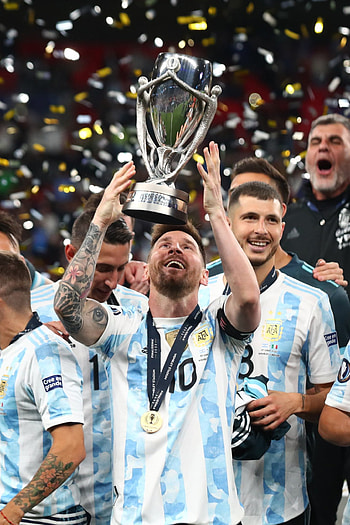 Lionel Messi, Finalissima, Finalissima_Messi, Argentina_Football_Team, Argentina_Messi, Messi_Finalissima, Finalissima_2022, Leo_Messi, Football, Lionel_Messi HD phone wallpaper