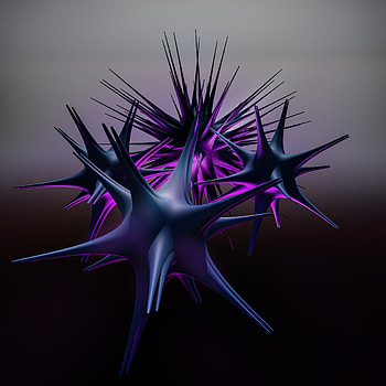 Structure, 3D, Form, Barbed, Spiny, Acute, Sharp HD phone wallpaper
