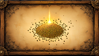 Quinoa: A Radiant Ultra Experience, quinoa, gold, treasure, magic HD wallpaper