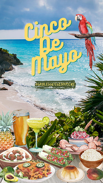 Cinco De Mayo, watercolor, drinks, cincodemayo, fiesta, mexican, saying, holiday, food, party HD phone wallpaper
