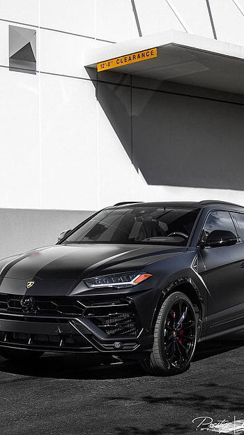 Lamborghini Urus, Black HD phone wallpaper
