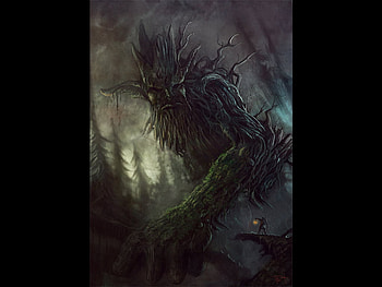 Creature, fantasy, dark, warrior HD wallpaper