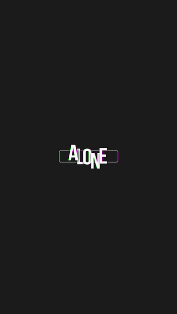 "Alone" , alone, Misc, word HD phone wallpaper