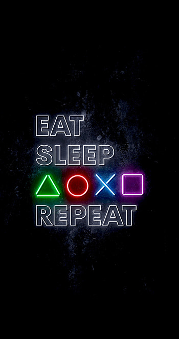 Eat Sleep, electric blue, magenta HD phone wallpaper