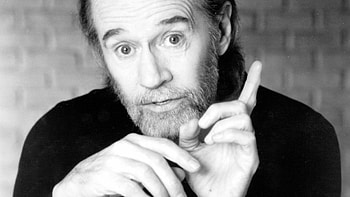 George Carlin, Comedic genius, Stand-up legend, Hilarious performances HD wallpaper