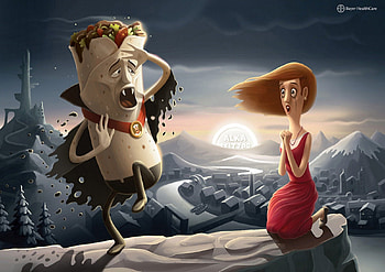 vampire burrito, cool, funny, vampire, entertainment HD wallpaper