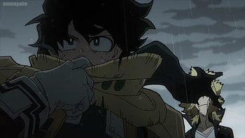 Izuku Midoriya – My Hero Academia Action Scene, Izuku Midoriya, Anime, My Hero Academia HD wallpaper