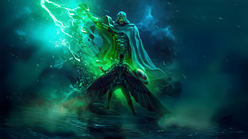 Doctor Doom Vs Captain America, doctor-doom, captain-america, superheroes, artwork, art, digital-art HD wallpaper