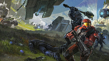Halo: Reach gaming, Xbox 360 era, Halo universe, Iconic gameplay HD wallpaper