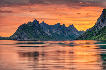Sunset Fjord — Landscape, landscape, sunset HD wallpaper