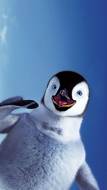 Happy Feet, Penguin , Cute characters, Antarctic setting HD phone wallpaper