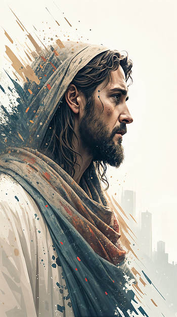 Jesus : A Divine Inspiration for Your Screen, Jesus, portrait, Digital Art, religious HD phone wallpaper