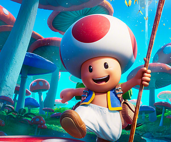 Toad's Adventure: from Super Mario Bros. Movie (2023), Toad (Mario), movie, Super Mario Bros. (2023) HD wallpaper