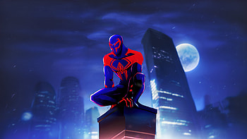 Twisted Spiderman 2099, spiderman, spiderman-2099, superheroes, artwork, digital-art, art, artstation HD wallpaper