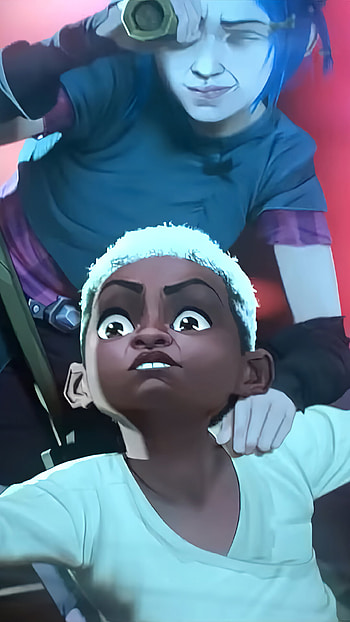 Arcane, Ekko, Jinx HD phone wallpaper