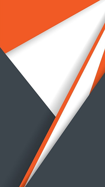 modern material black, digital, orange, tech, new, symmetry, design, pattern, gamer, simple, colorful HD phone wallpaper