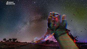 CS:GO Space Karambit - HD wallpaper
