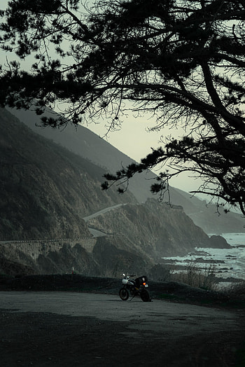 Motorcycles, Coast, Road, Motorcycle, Bike, Moped HD phone wallpaper