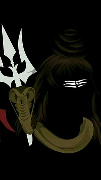 Bholenath, Black Theme HD phone wallpaper