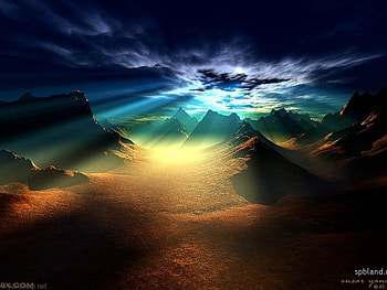 3D Art nature, 3d, vista HD wallpaper