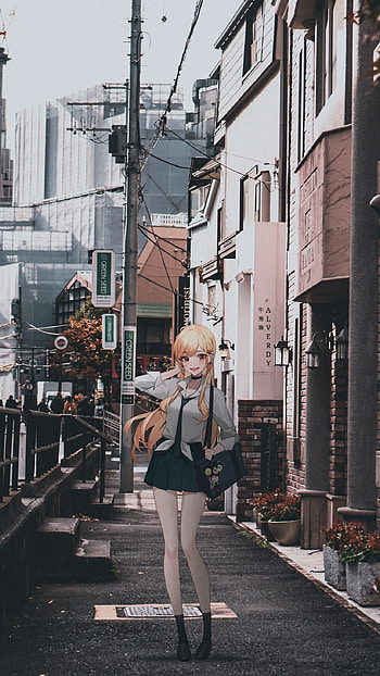 Marin Kitagawa, anime_x_rality, my_dress_up_darling, anime_, anime_aesthetic, marin_kitagawa, anime HD phone wallpaper