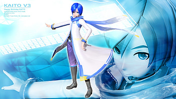 VOCALOID KAITO - V3, V3, KAITO, VOCALOID, V3 KAITO, Project DIVA HD wallpaper