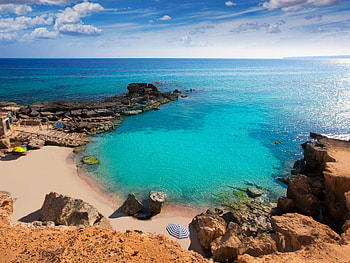 Calo Des Mort beach, Formentera (Spain) HD wallpaper