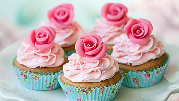Cream, Cupcakes HD wallpaper
