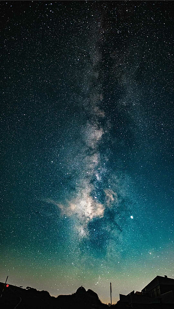 Milky Way, Outer Space HD phone wallpaper