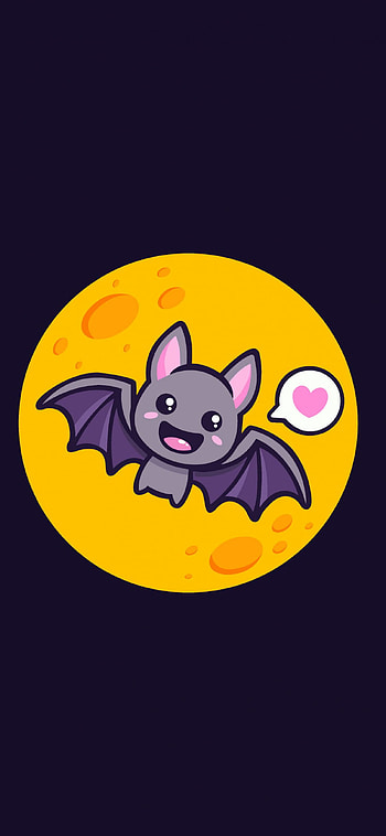 Cute bat , and mobile, Bat , Baseball bat theme HD phone wallpaper
