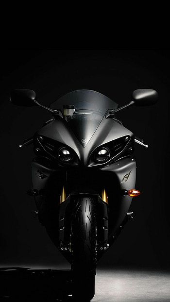 Black R1 , Motorcycle page, Moto , Super bikes HD phone wallpaper