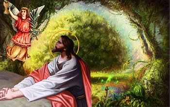 Jesus praying in the garden, prayer, jesus, christ, passion, religion HD wallpaper