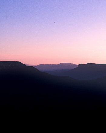 Nature, Sunset, Sky, Mountains, Silhouette, Hills, Distance, Dahl HD phone wallpaper