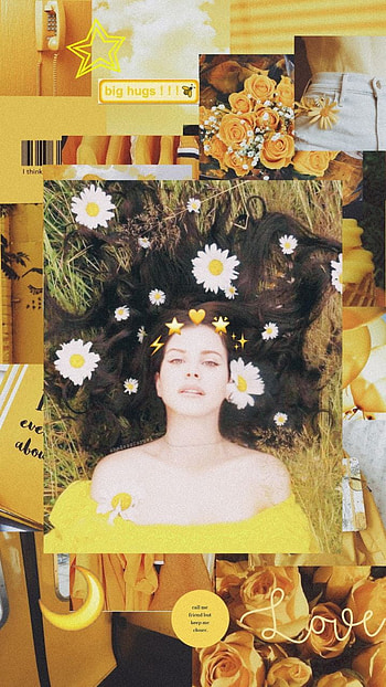 Lana Del Rey :), Aesthetic, Alternative, Yellow, Tumblr, LanaDelRey, LizzyGrant HD phone wallpaper