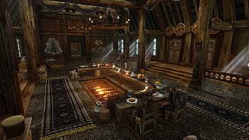 Skyrim Tavern : A Cozy Retreat, video game, The Elder Scrolls V: Skyrim, tavern HD wallpaper