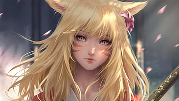 Sakura Anime , anime-girl, anime, artist, artwork, digital-art, artstation HD wallpaper