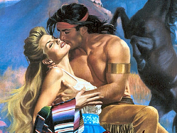 Love with Passion, horse, long hair, wild, gold, beauty, valentines, painting, fine art, black horse, couple, passion, sensual, handsome, together, stunning, sexy, sweet, blond, tempation, awasome, art, man, romance, beautiful, senses, woman, native, love, romantic, desire, valentines day HD wallpaper