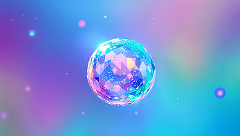 bauble, crystal, Abstract, colorful, geometric HD wallpaper