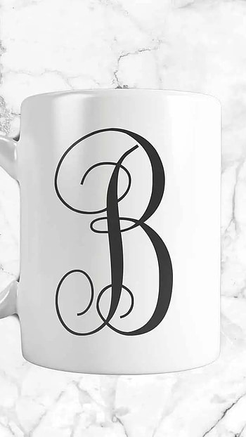 B Name, B Letter, Coffee Mug HD phone wallpaper