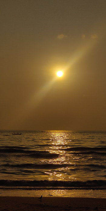 Sunrise, afterglow, sky HD phone wallpaper