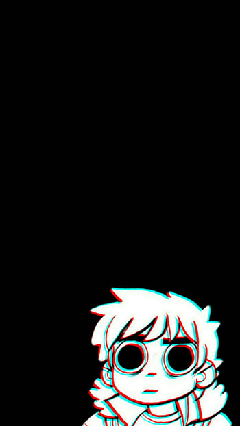 Scott Pilgrim, Scott_Pilgrim, Black_and_white, vs_the_world HD phone wallpaper