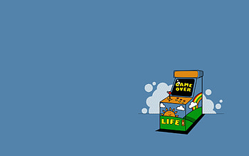 Game Over, Funny , Whimsical design, Playful HD wallpaper