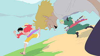 One Piece Heroes: Luffy, Zoro & Sanji in Epic Ultra, Anime, One Piece, Monkey D. Luffy, Sanji (One Piece), Roronoa Zoro HD wallpaper