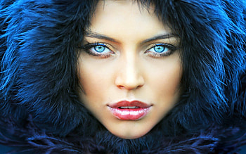 Beautiful Blue Eyes, Woman, Face, Beautiful, Blue Eyes HD wallpaper