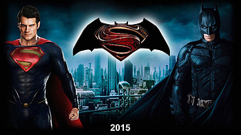 Superman And Batman Logo - Cave HD wallpaper