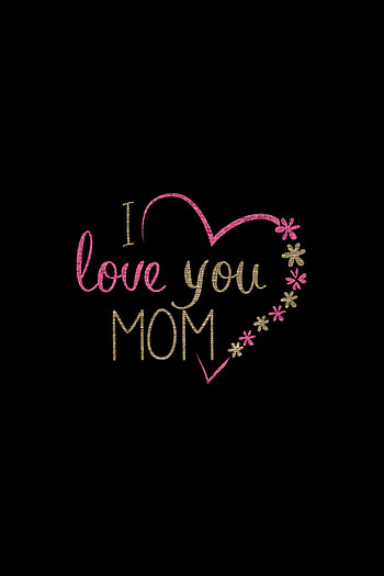 Inscription, Flowers, Love, Heart, Mum, Mummy HD phone wallpaper