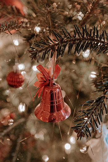Holidays, New Year, Decorations, Christmas, Bow, Christmas Tree, Bell HD phone wallpaper