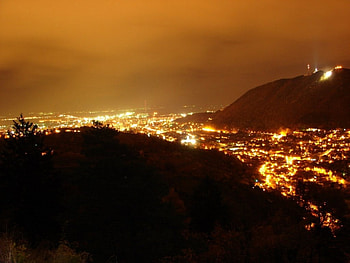 Romania-Brasov city night, brasov city night, romania HD wallpaper